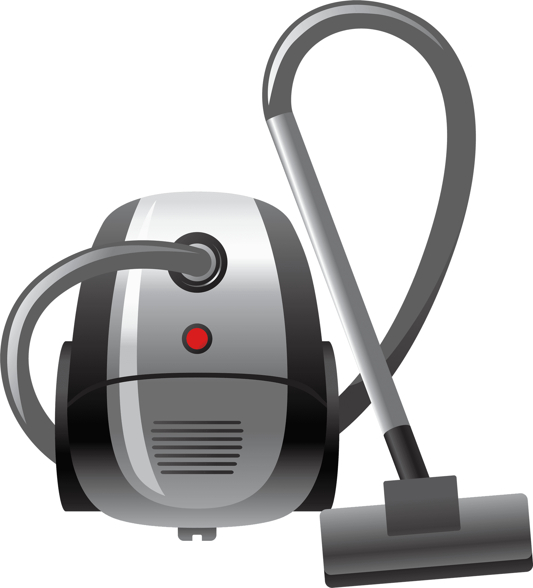 Modern Cylinder Vacuum Cleaner PNG Image