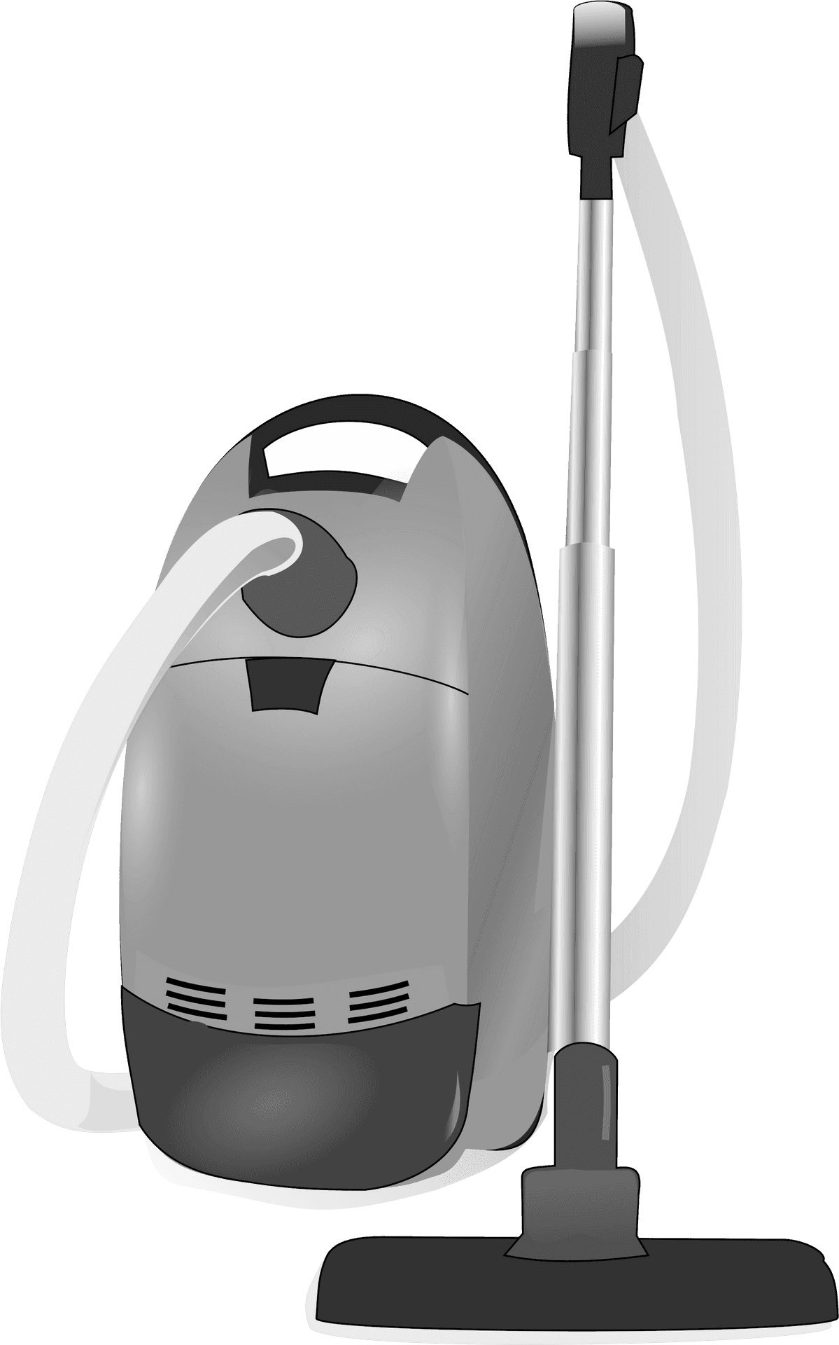 Modern Cylinder Vacuum Cleaner PNG Image