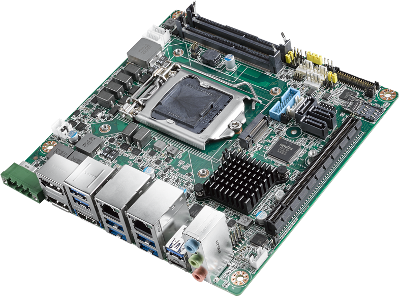 Modern Desktop Motherboard PNG Image