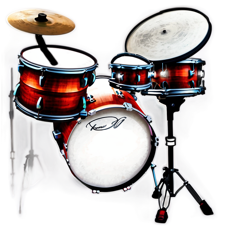 Modern Drum Kit Png Hkc59 PNG Image