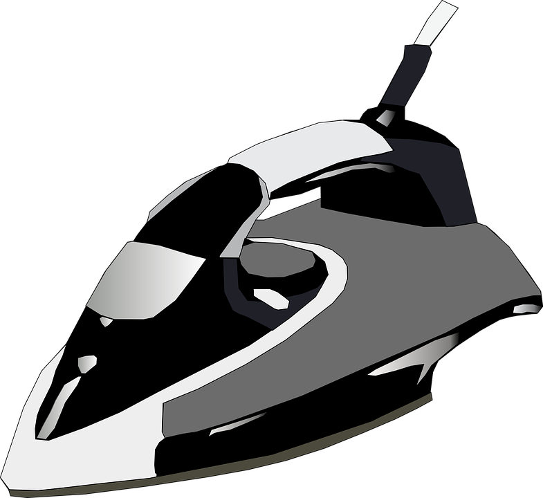 Modern Electric Steam Iron PNG Image