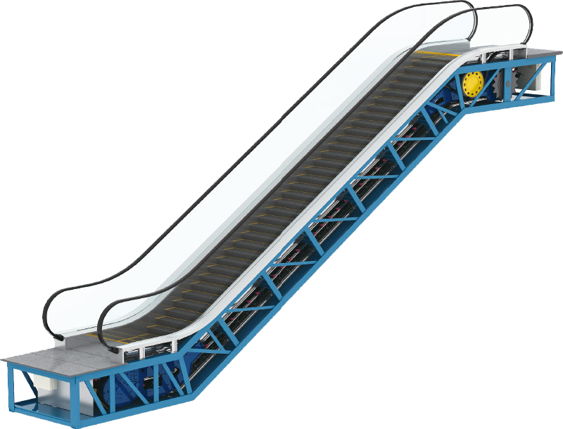 Modern Escalator Design.png PNG Image