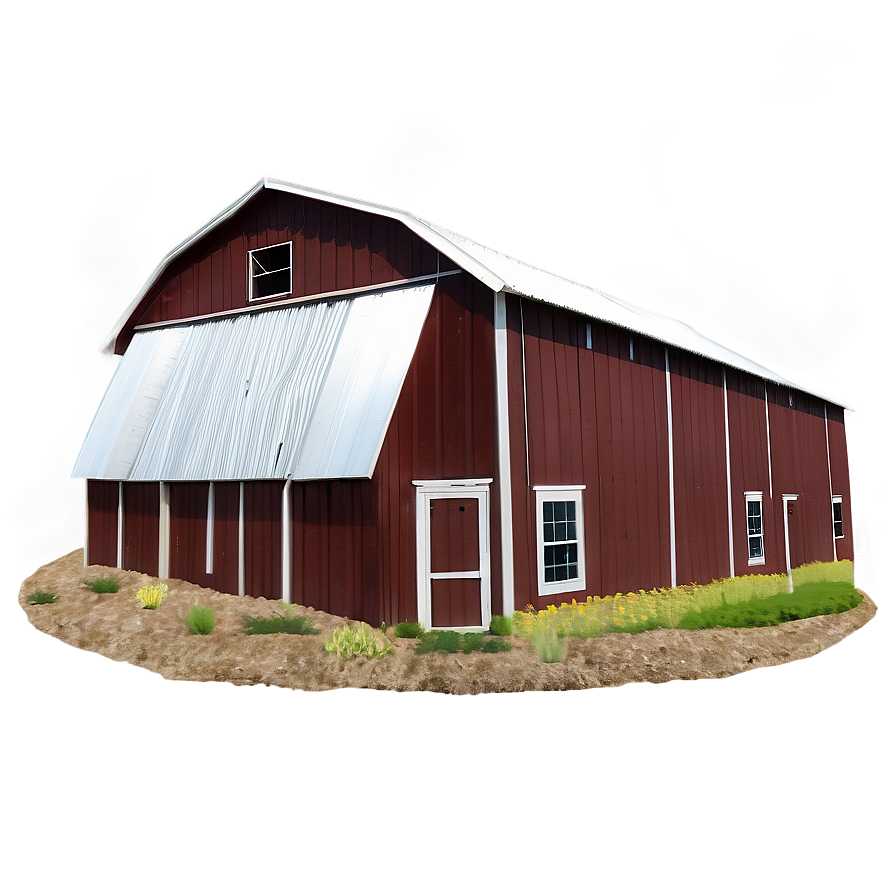 Modern Farm Building Png 72 PNG Image