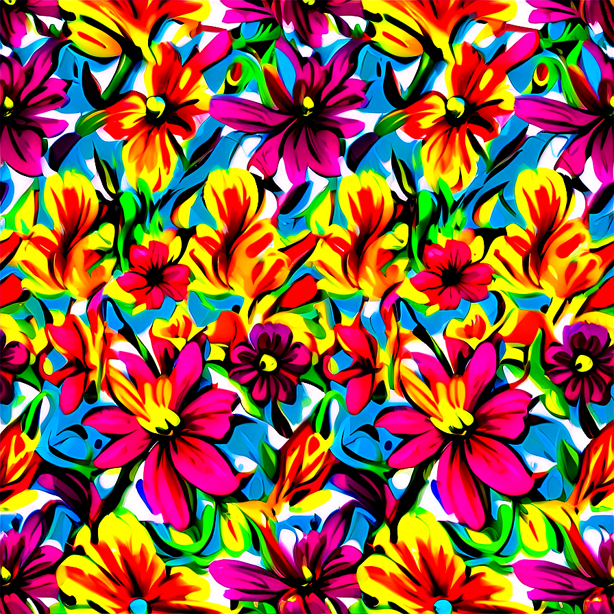 Modern Floral Pattern Png 83 PNG Image