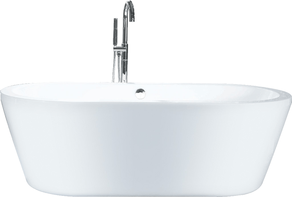 Modern Freestanding Bathtub PNG Image