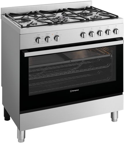 Modern Freestanding Gas Stove PNG Image