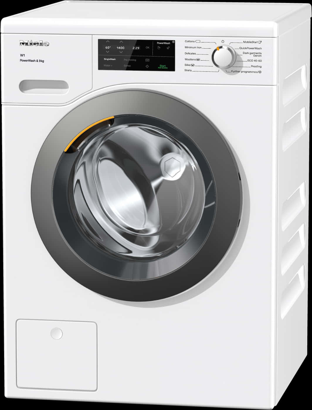 Modern_ Front_ Load_ Washing_ Machine PNG Image