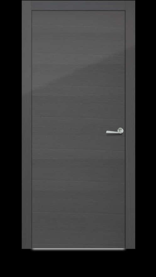 Modern Gray Interior Door.jpg PNG Image