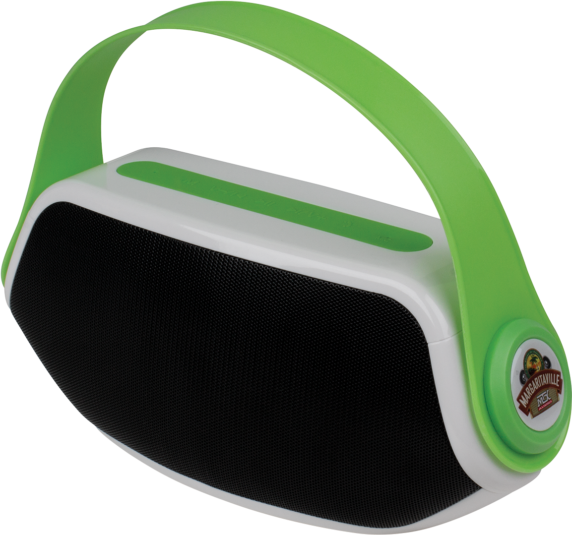 Modern Green Boombox Design PNG Image