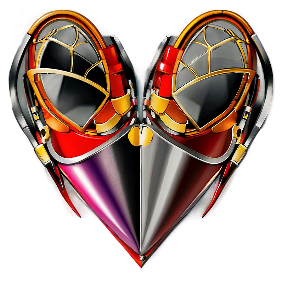 Modern Heart Vector Png Dxd PNG Image