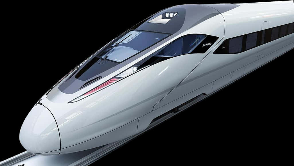 Modern High Speed Train PNG Image