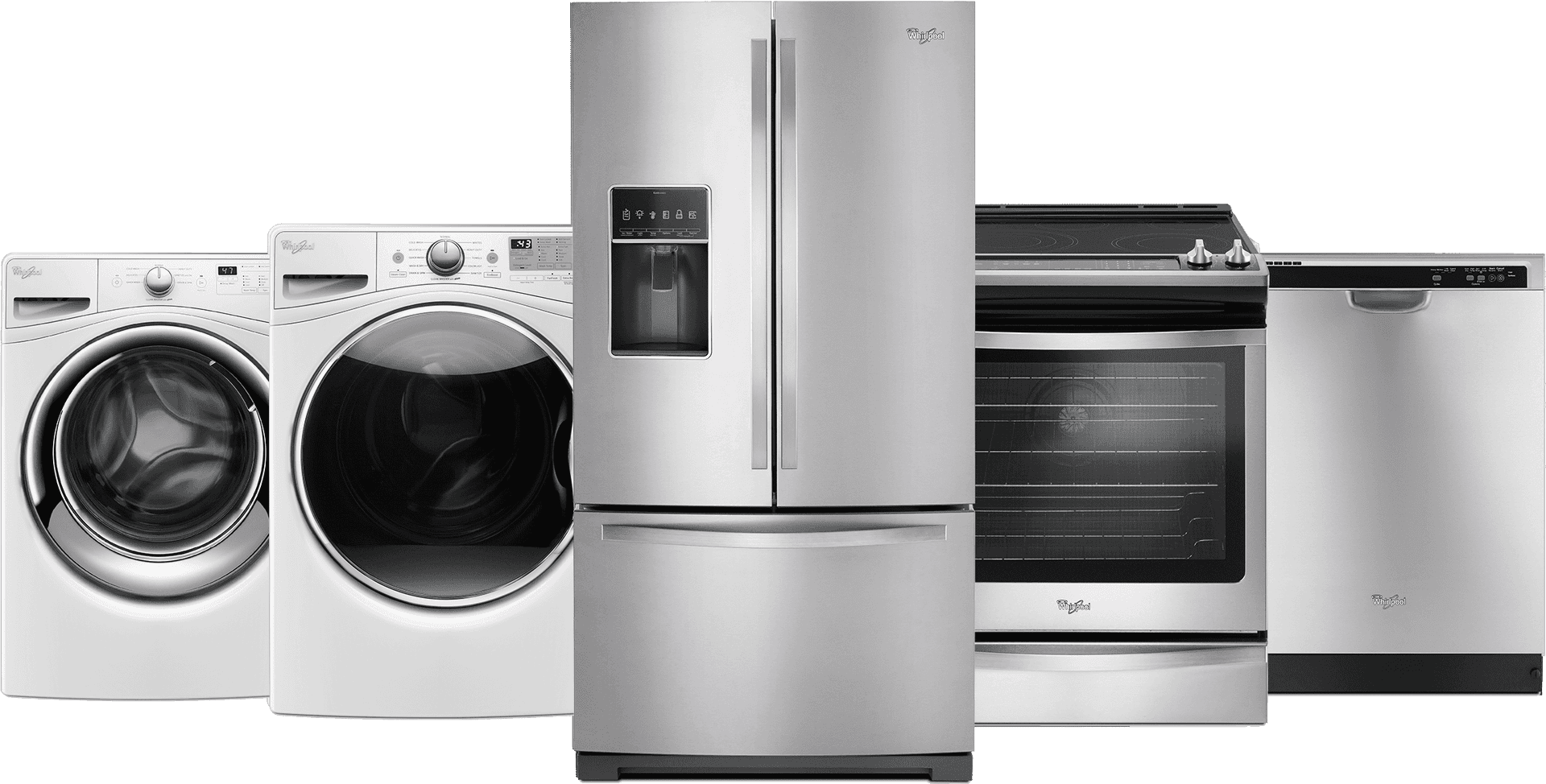 Modern Home Appliances Set PNG Image