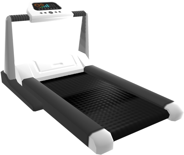 Modern Home Treadmill3 D Model PNG Image