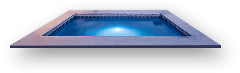 Modern Infinity Pool Design PNG Image