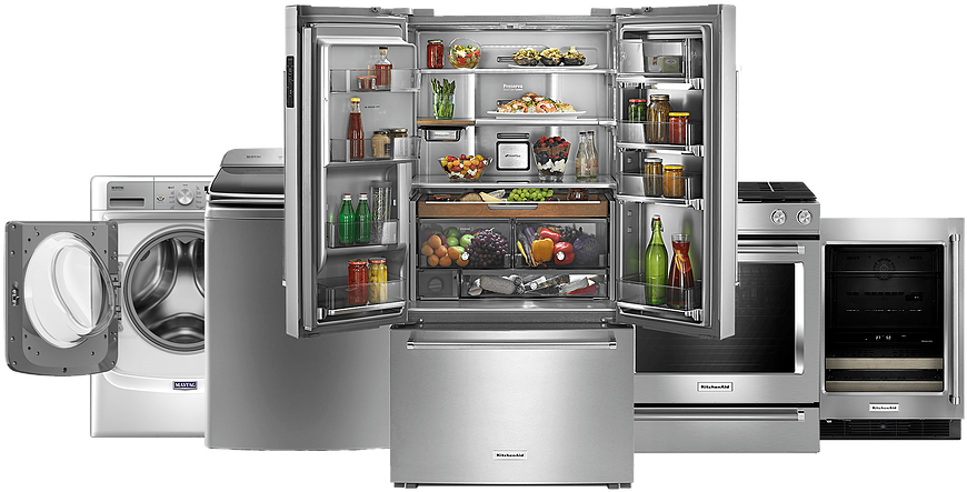 Modern Kitchen Appliances Set PNG Image