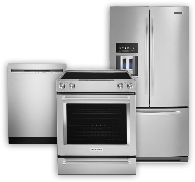 Modern Kitchen Appliances Set PNG Image