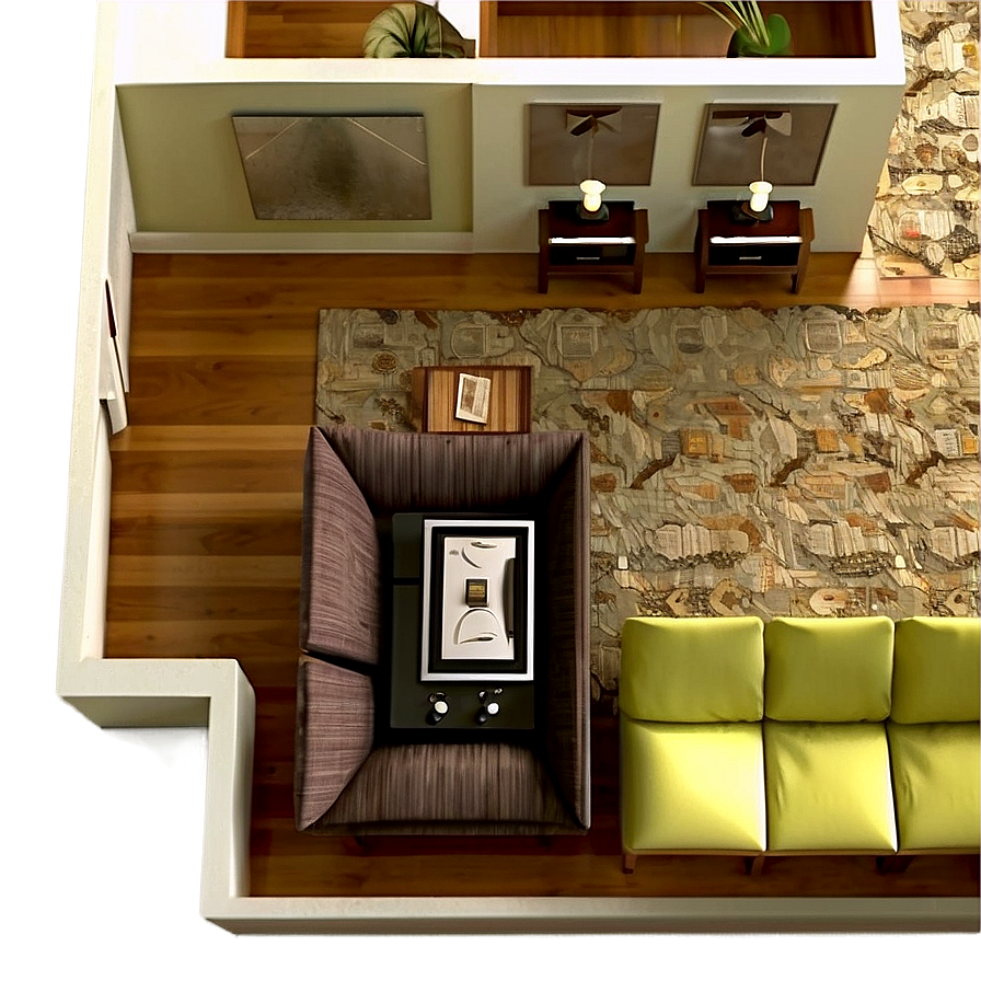 Modern Living Room Layout Png 05242024 PNG Image