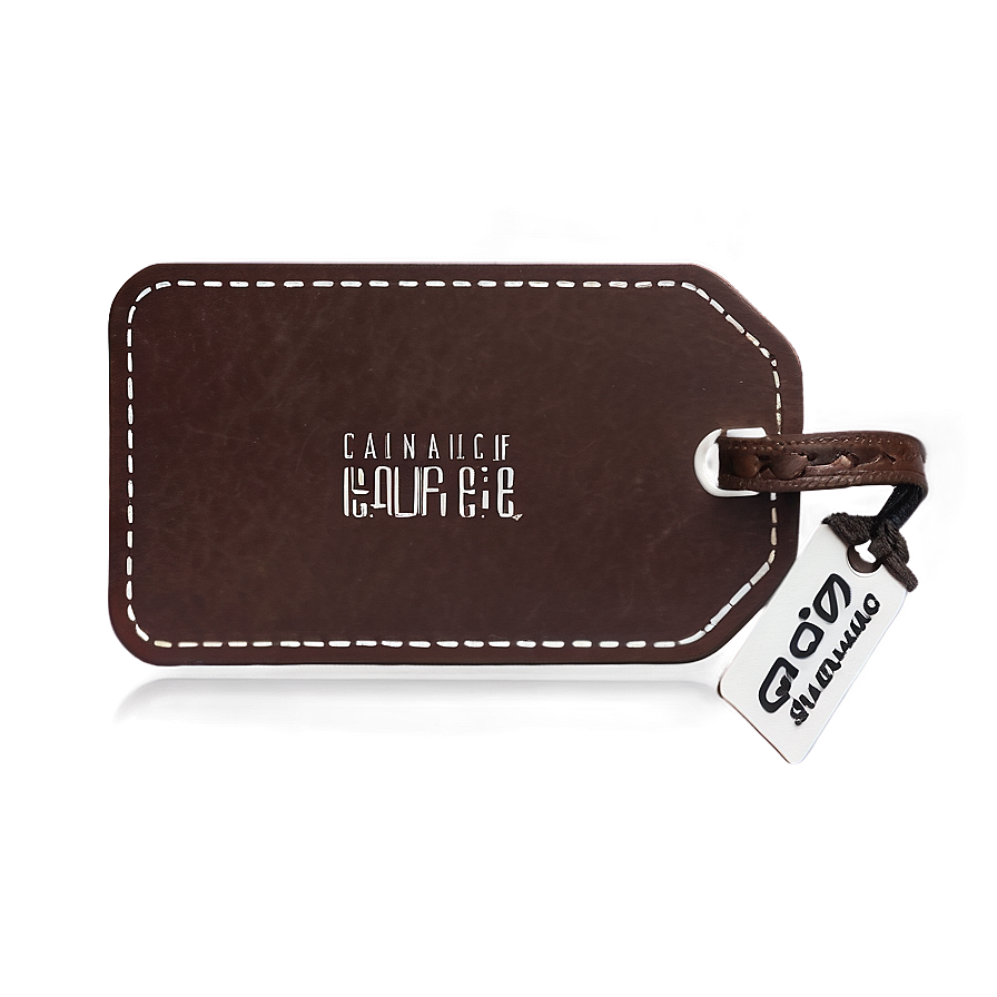 Modern Luggage Tag Image Png Fcl17 PNG Image