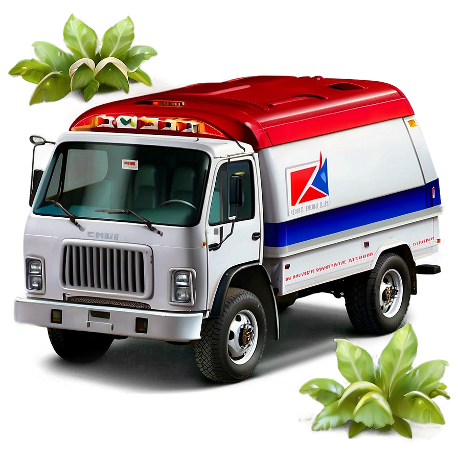 Modern Mail Service Truck Png 43 PNG Image