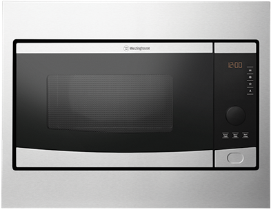 Modern Microwave Oven Front View PNG Image