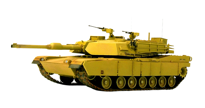 Modern Military Tank Isolated PNG Image