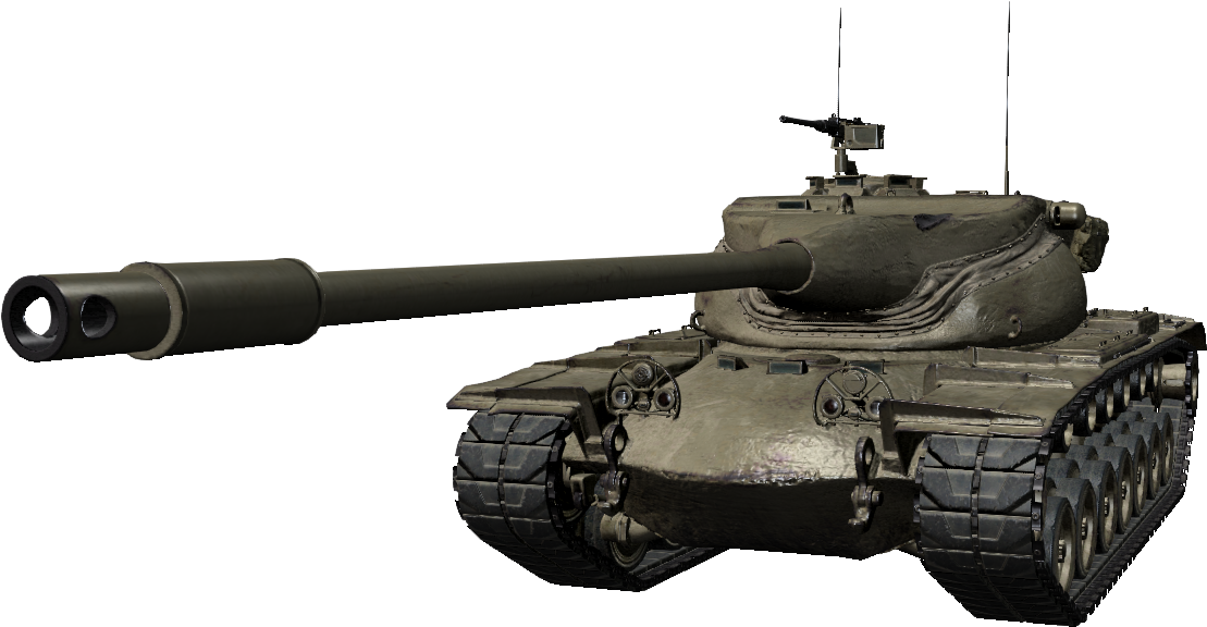 Modern Military Tank Profile PNG Image