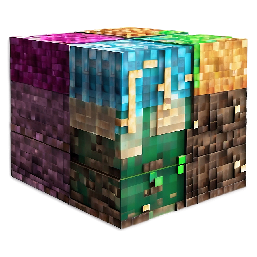 Modern Minecraft Hotbar Visualization Png Rxf PNG Image