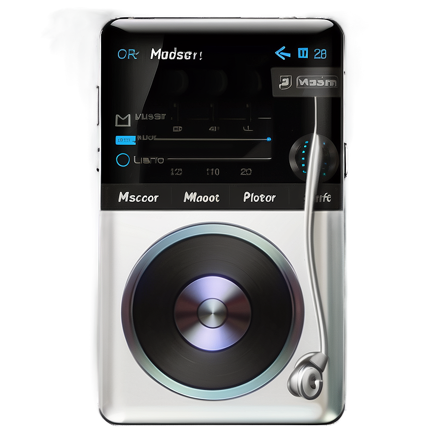 Modern Music Player Interface Png 05252024 PNG Image