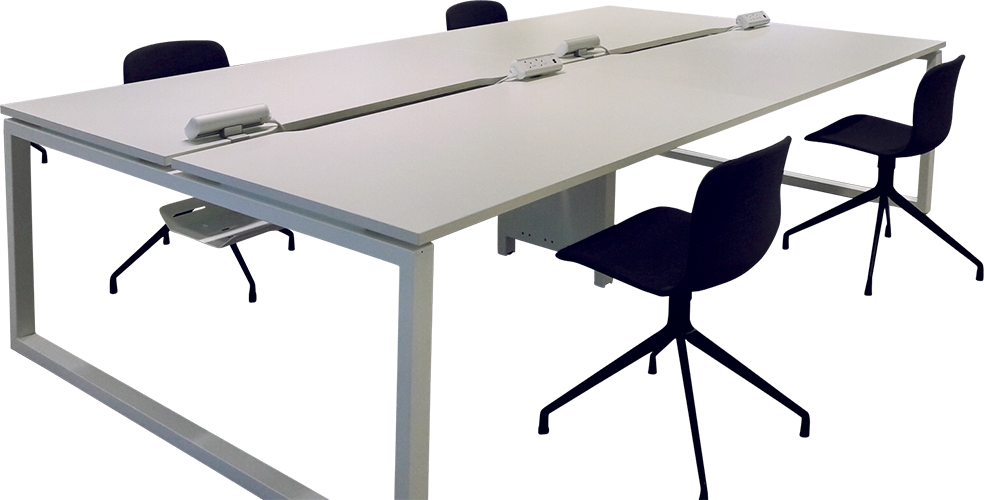 Modern Office Conference Tablewith Chairs.png PNG Image