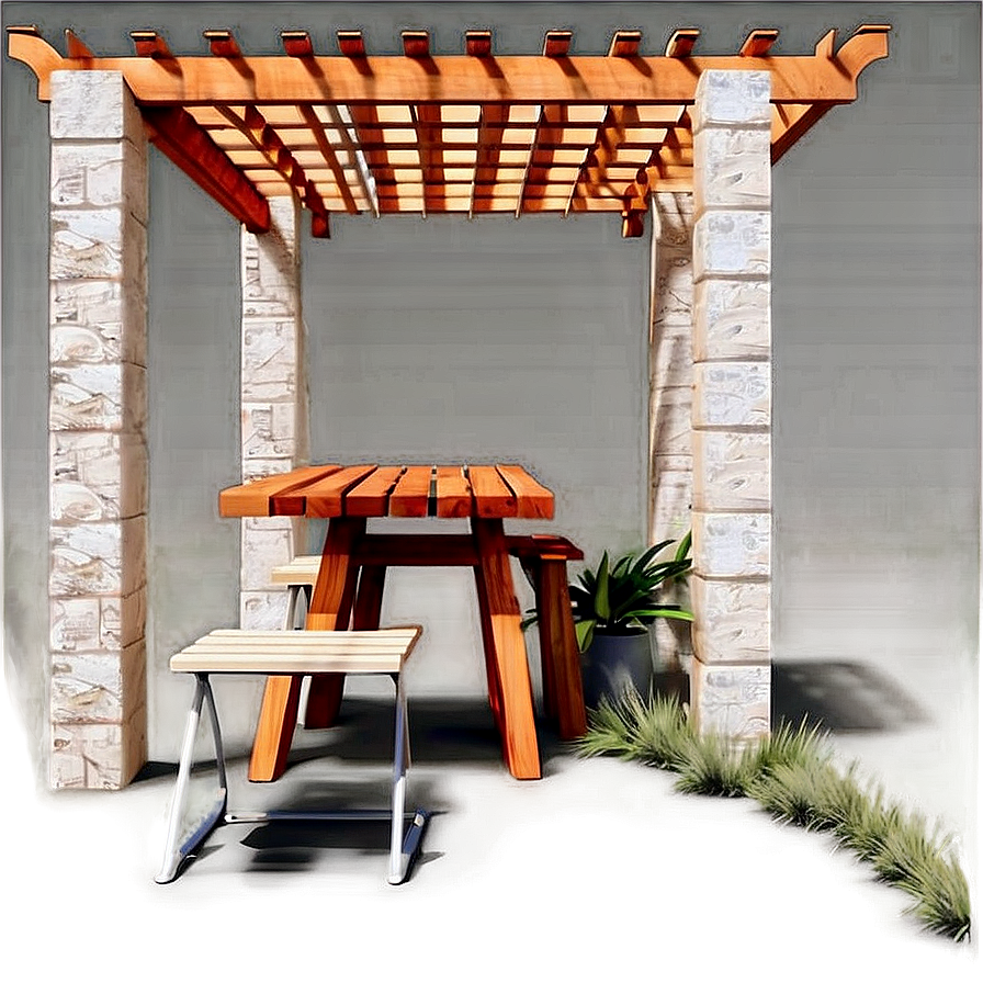 Modern Pergola Design Png Omg PNG Image