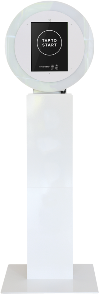 Modern Photobooth Stand PNG Image