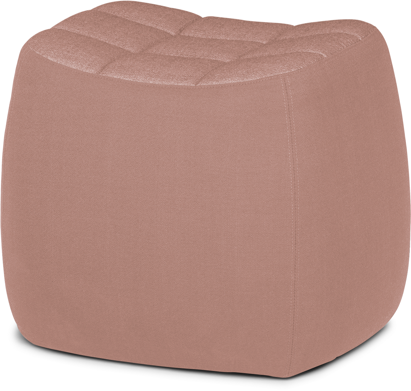 Modern Pink Ottoman Furniture PNG Image