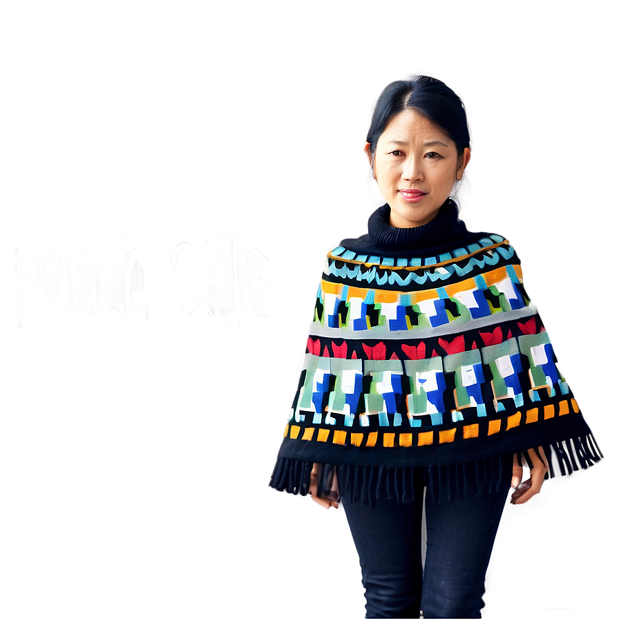 Modern Poncho Style Png Sok98 PNG Image