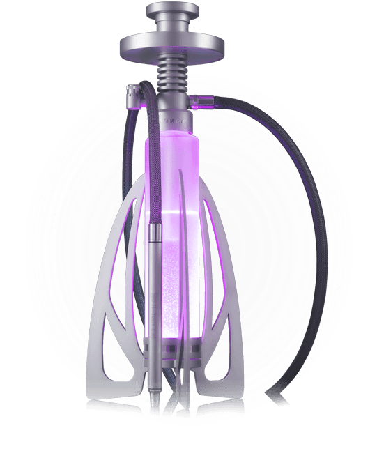 Modern Purple Hookah Design PNG Image