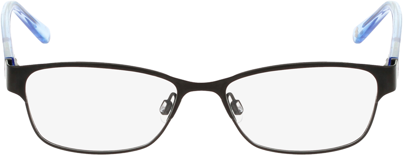 Modern Rectangular Eyeglasses Front View PNG Image