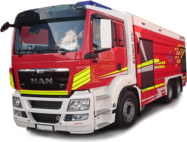 Modern_ Red_ Fire_ Truck PNG Image