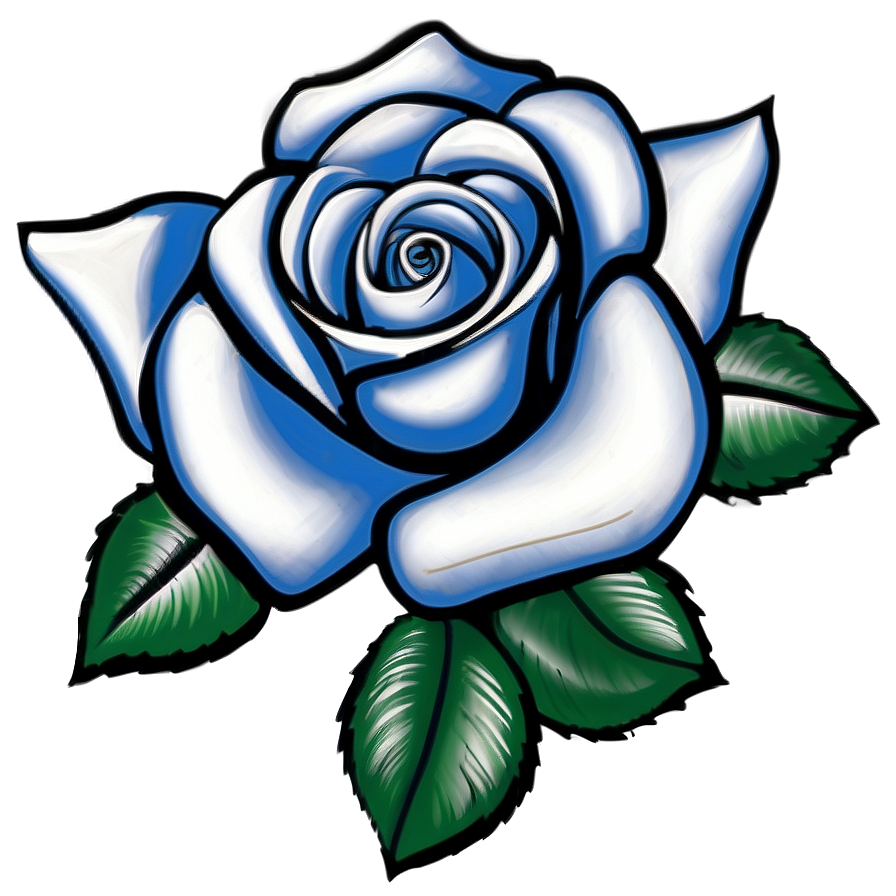 Modern Rose Tattoo Creation Png Squ89 PNG Image