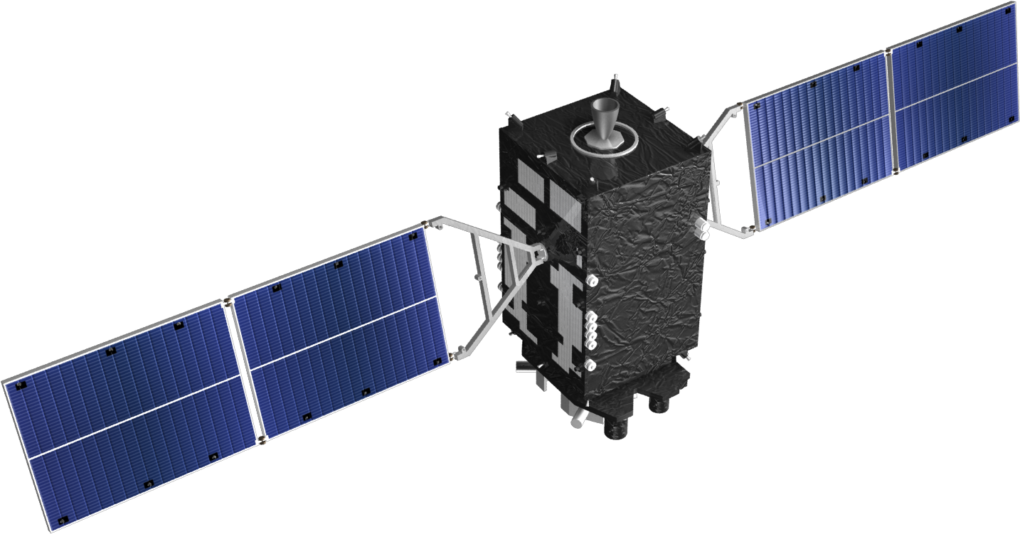 Modern Satellite Rendering PNG Image