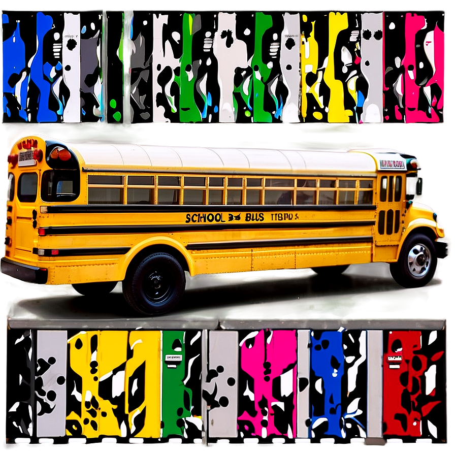 Modern School Bus Design Png Tgw11 PNG Image