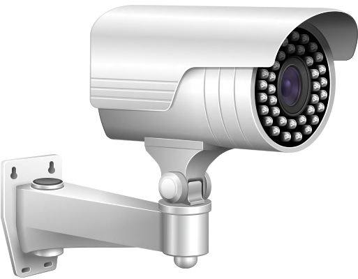 Modern Security Camera PNG Image