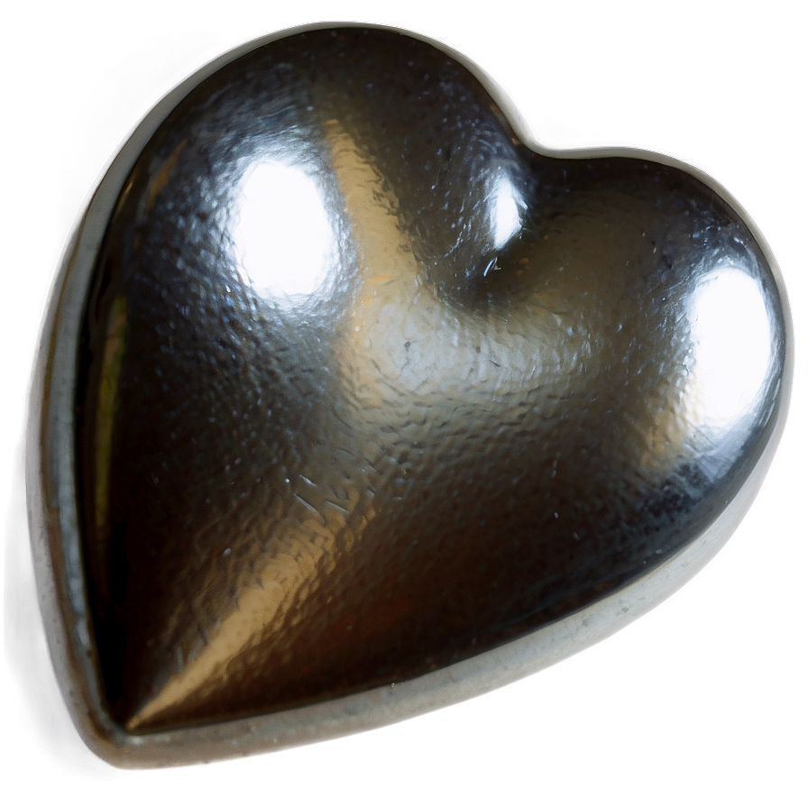 Modern Silver Heart Png 44 PNG Image