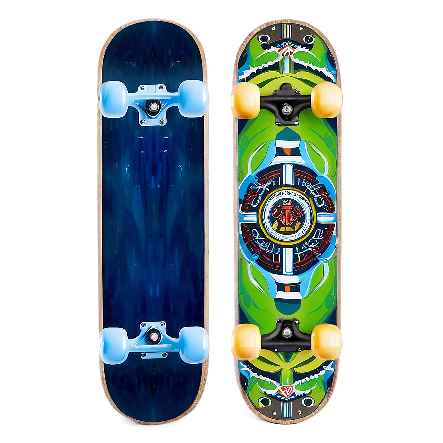 Modern Skateboard Deck Visual Png Ijb14 PNG Image