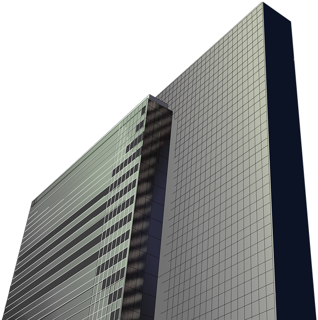 Modern Skyscraper Architecture Angled View PNG Image