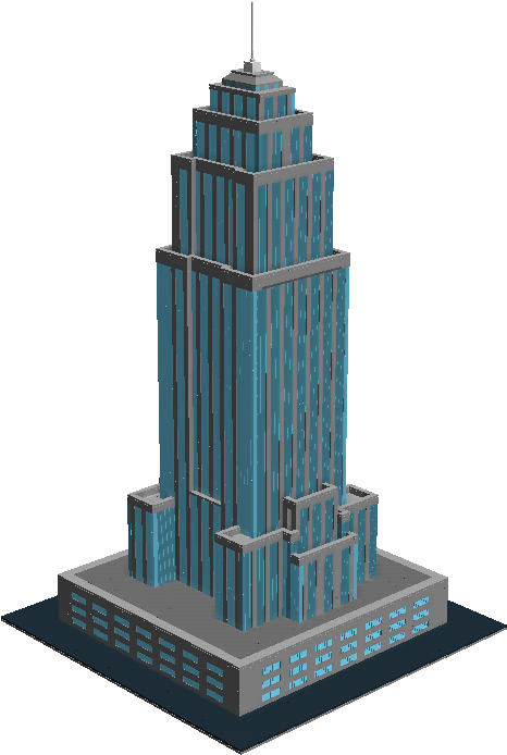 Modern Skyscraper Illustration PNG Image