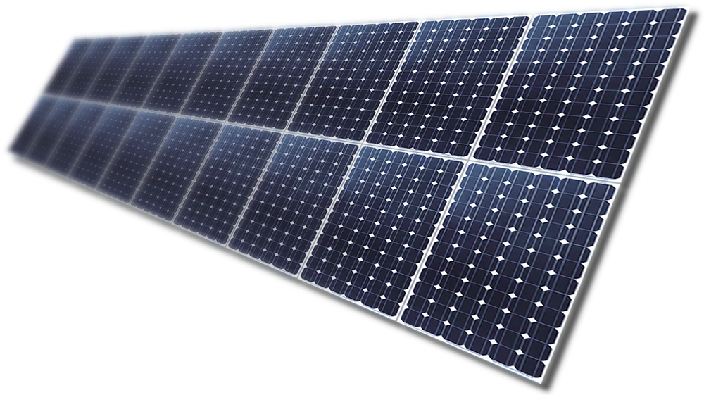 Modern Solar Panel Isolated PNG Image