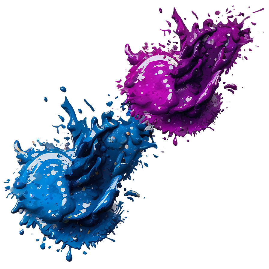 Modern Splatter Paint Technique Png Luk31 PNG Image