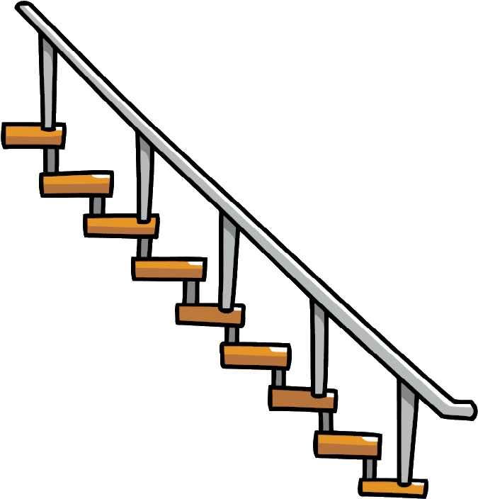 Modern Staircase Design Illustration PNG Image