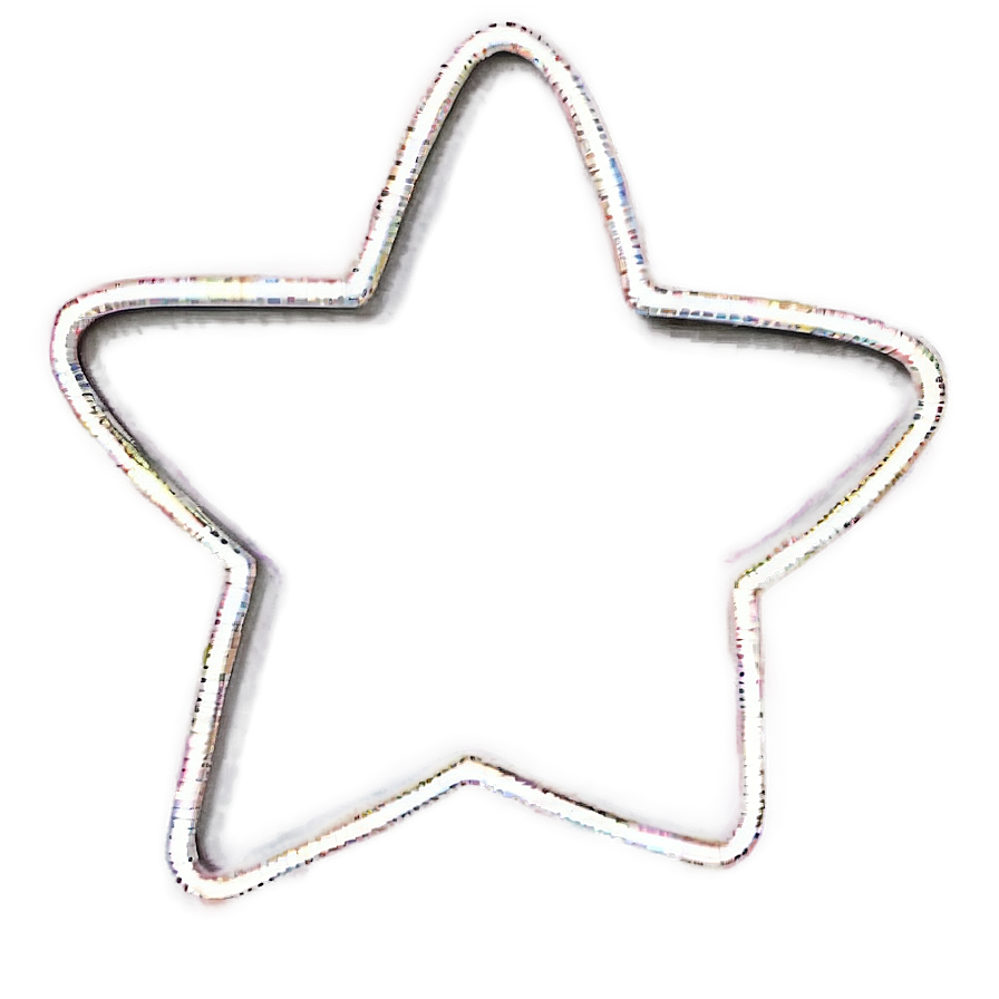 Modern Star Outline Png 85 PNG Image