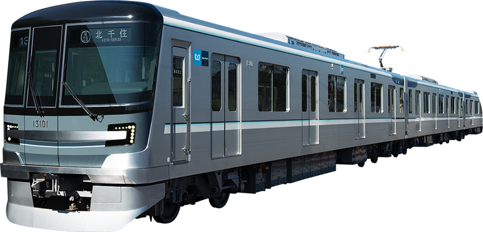 Modern Subway Train Isolated PNG Image