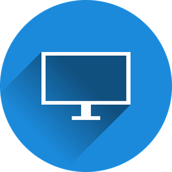 Modern T V Icon Graphic PNG Image